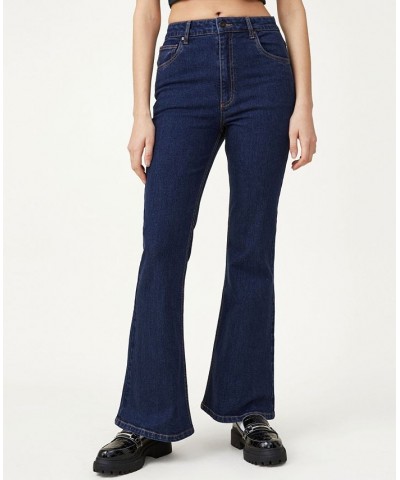 Women's Original Flare Jeans Rinse Blue $30.10 Jeans